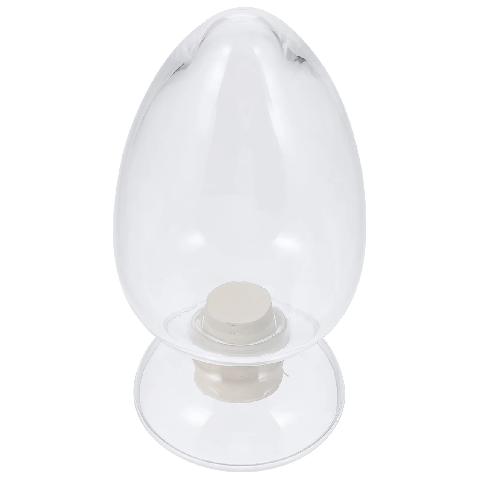 

1pc Conical Sample Bottle Clear Glass Bottle Laboratory Glass Bottle with Stopper