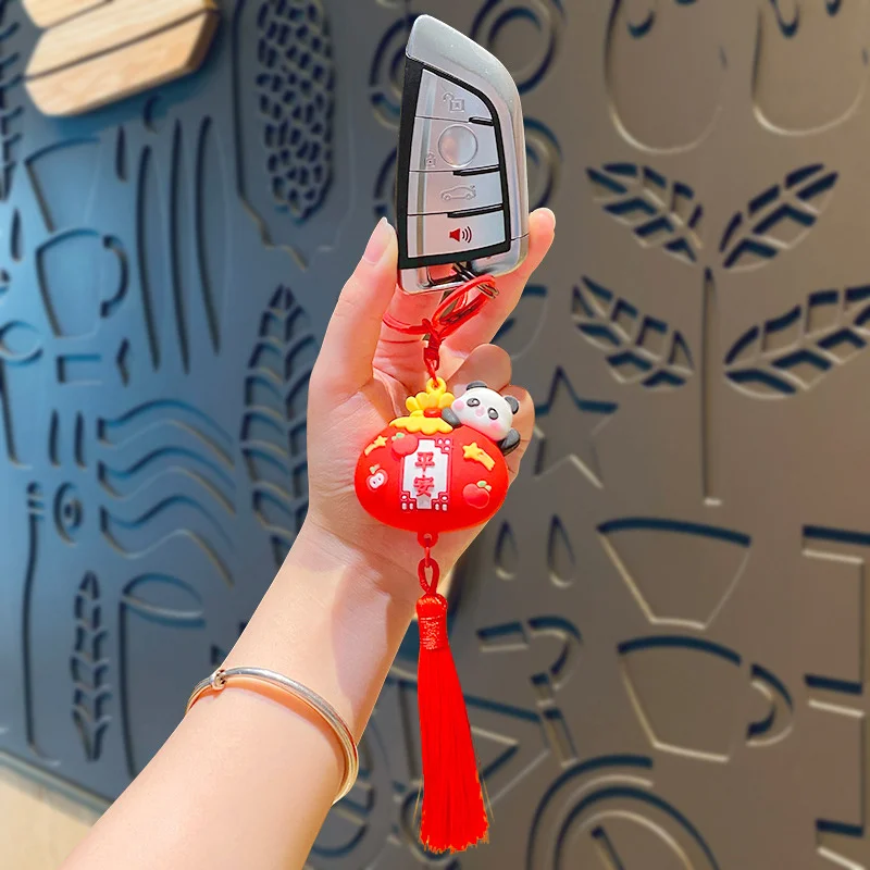 2025 в неокитайском стиле креативная панда маленькая счастливая сумка брелок