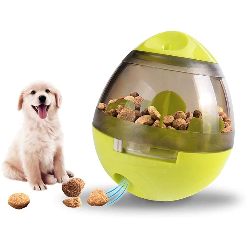 

Interactive Dog Cat Toy Pets Toys Feed Bowl Tumbler Food Dispenser For Dogs Increases IQ Treat Ball Puppy Training Balls