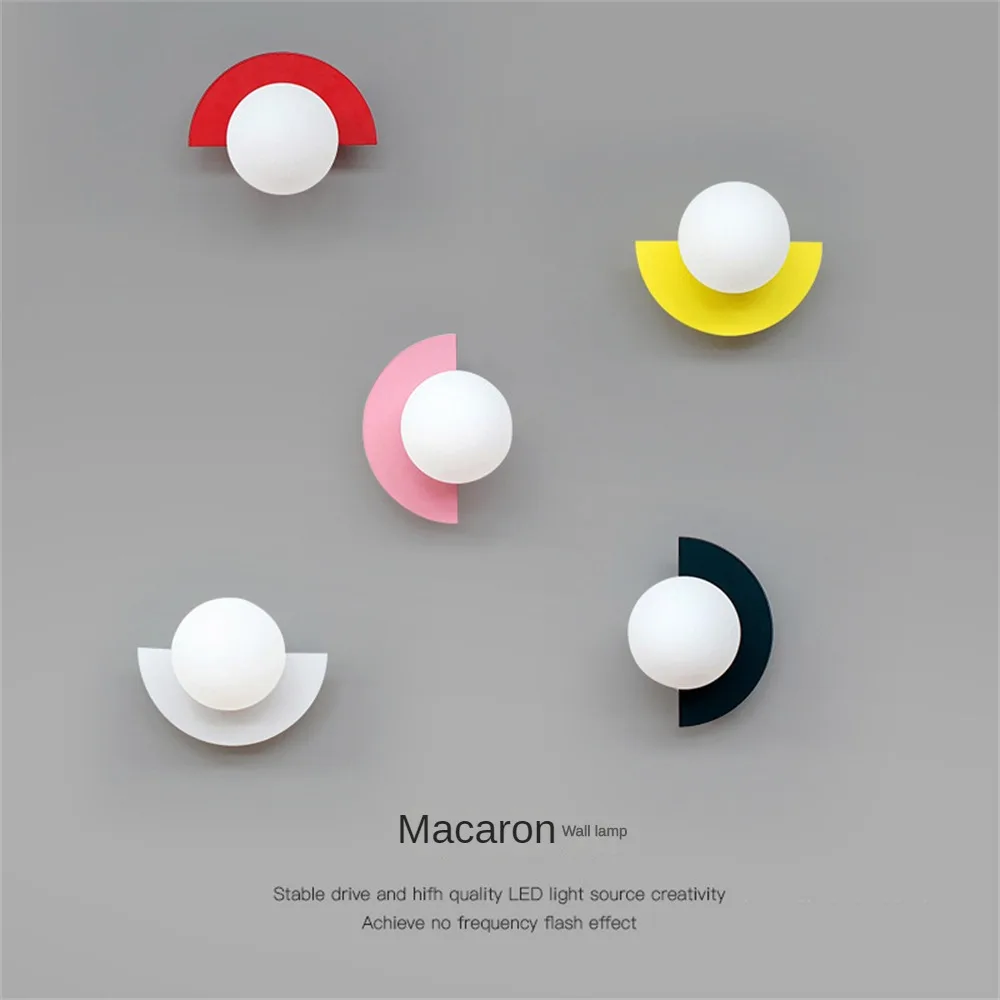 

Настенная лампа, Бытовые аксессуары, защита глаз, простая долговечная светодиодная подсветка, светильник для настенного освещения, железное стекло