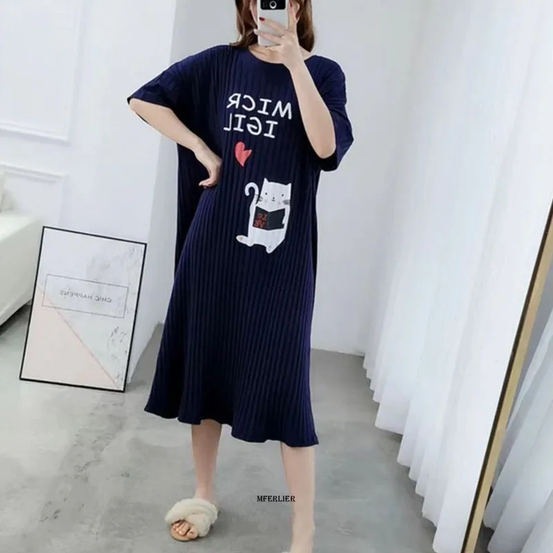 

Женская летняя Пижама с коротким рукавом, большие размеры 5XL 120 кг