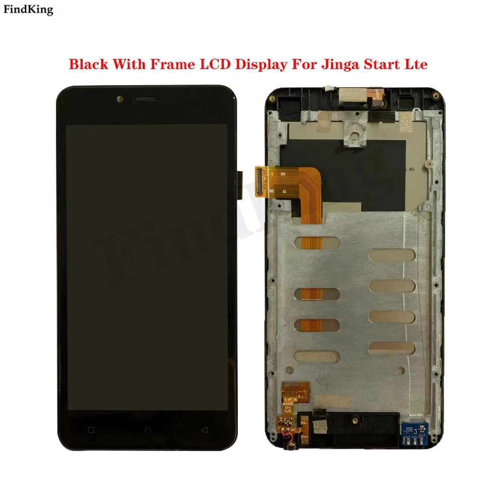 

5 inch Start 4G LCD Display For Jinga Start Lte LCD Display With Frame Touch Screen Digitizer Assembly Replacement