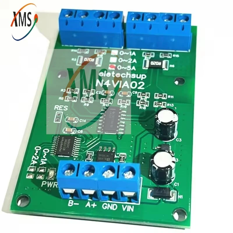 N4VIA02 постоянный ток 8-25 в 3 1 RS485 0-30 В напряжение 0-5 А Ток Modbus RTU измерители напряжения