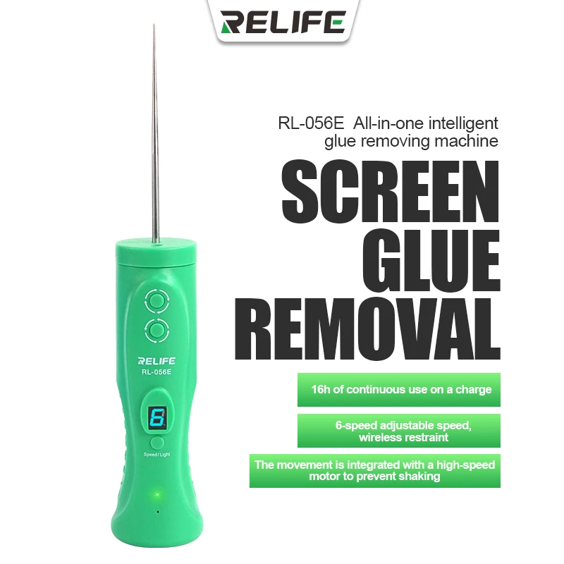 RELIFE RL-056A/056E Intelligent Cutting And Degumming polishing Machine OCA Glue Remover Screen Remover For Mobile Phone Repair