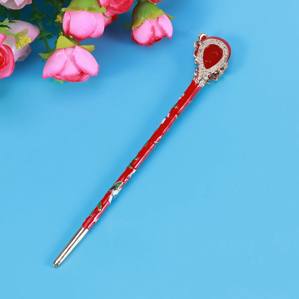 

Hair Hairpin Stick Women Chinese Pin Vintage Chopsticks Chignon Piece Wooden Ancient Jade Girls Wood Decorative Sticks