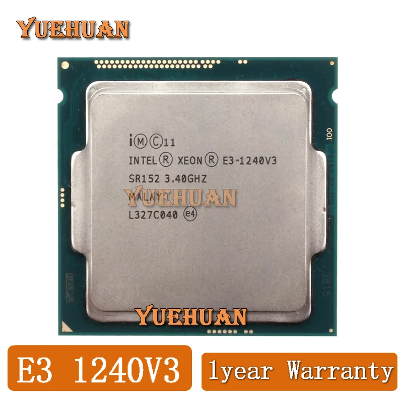 

Original Intel Xeon E3-1240V3 CPU 3.40GHz 8M LGA1150 Quad-core Desktop E3-1240 V3 processor Free shipping E3 1240 V3 E3 1240V3