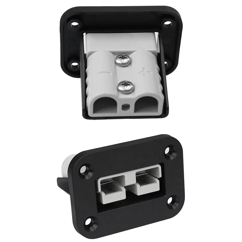 

New Flush Mount Anderson Plug Connector Kit Mounting Bracket Panel Cover Accessories For Caravan Camper Boat Truck