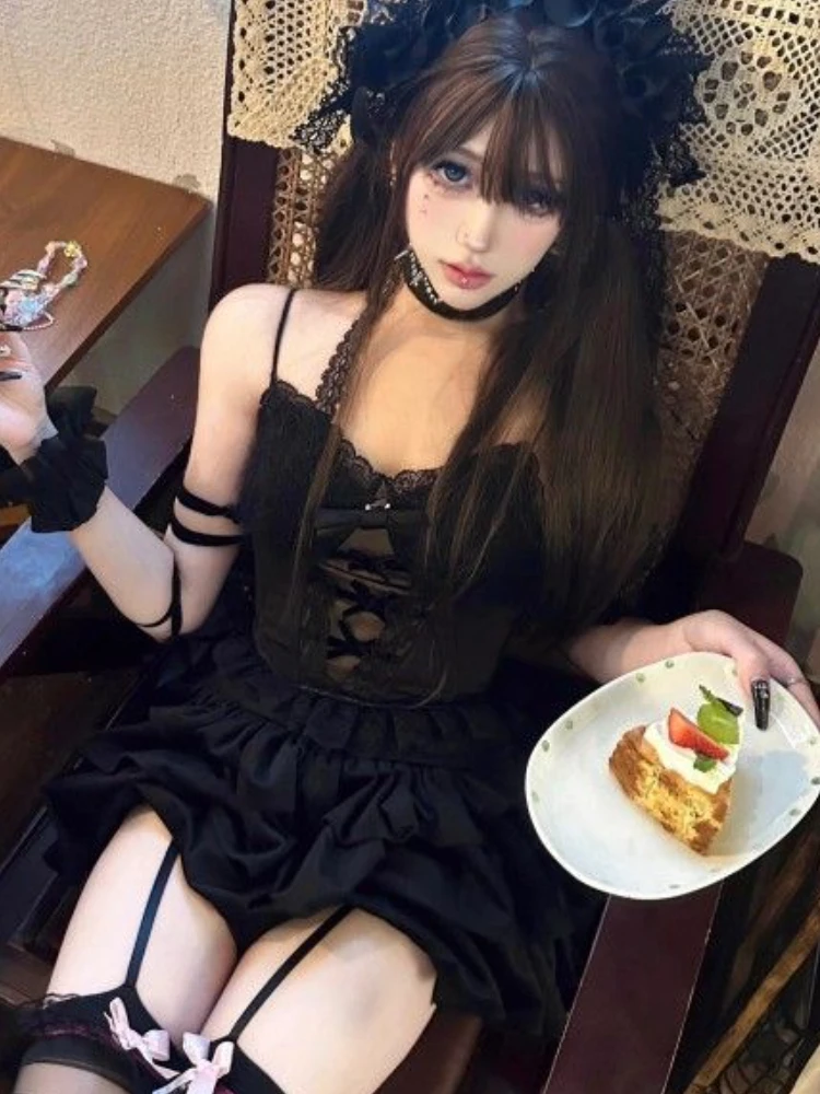 Pure Desire Сексуальный кружевной комплект из 2 предметов Женский летний топ с лямкой