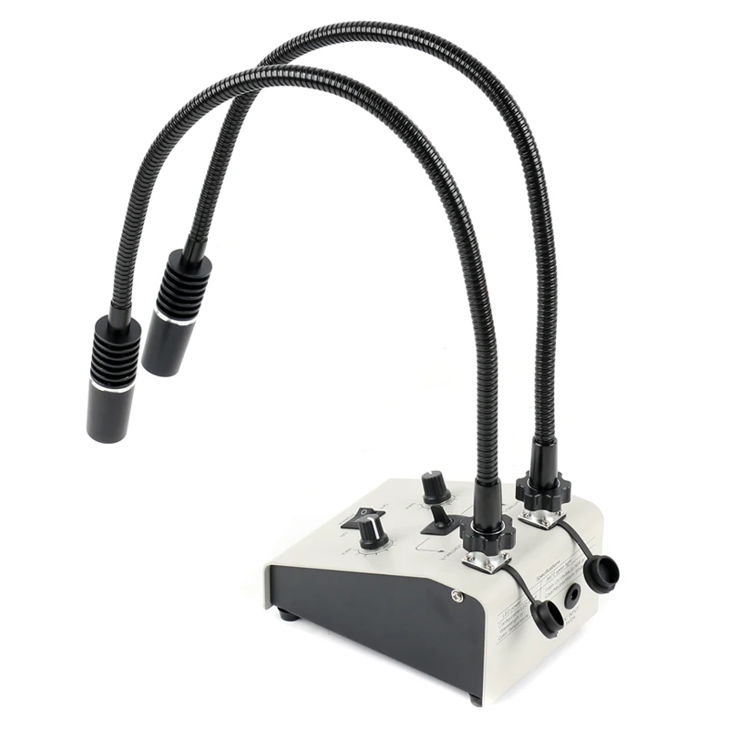 Регулируемый светодиодный двойной гусиный шейный холодный завод оптоволоконный