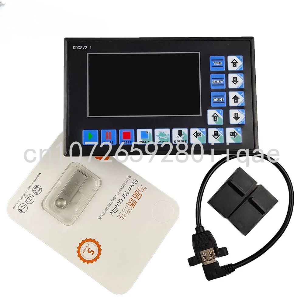 

DDCSV2.1 Offline Controller Support 4 Axis USB CNC Controller Interface CNC Router Engraving Milling Machine/ Motion Controller