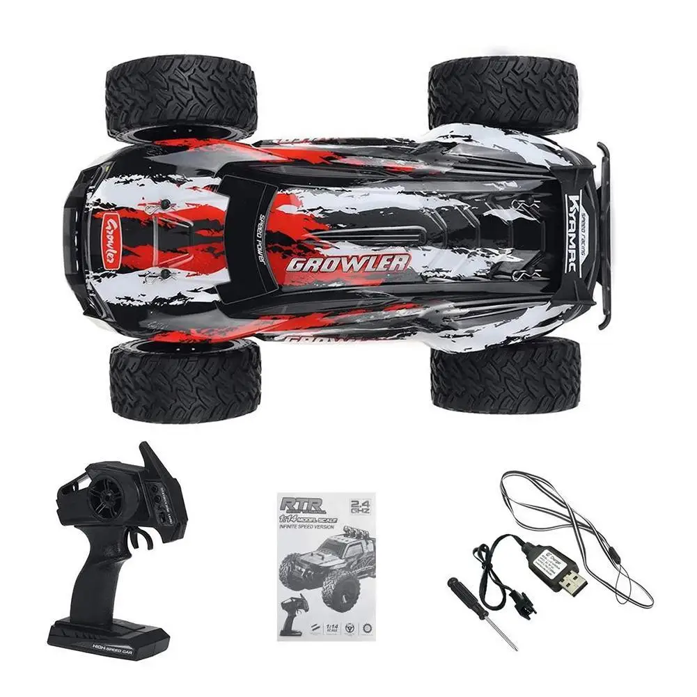 

Kyamrc 1:14 High-speed 2.4g Remote Control Climbing Car Big-foot Variable Speed Off-road Vehicle Model Toys