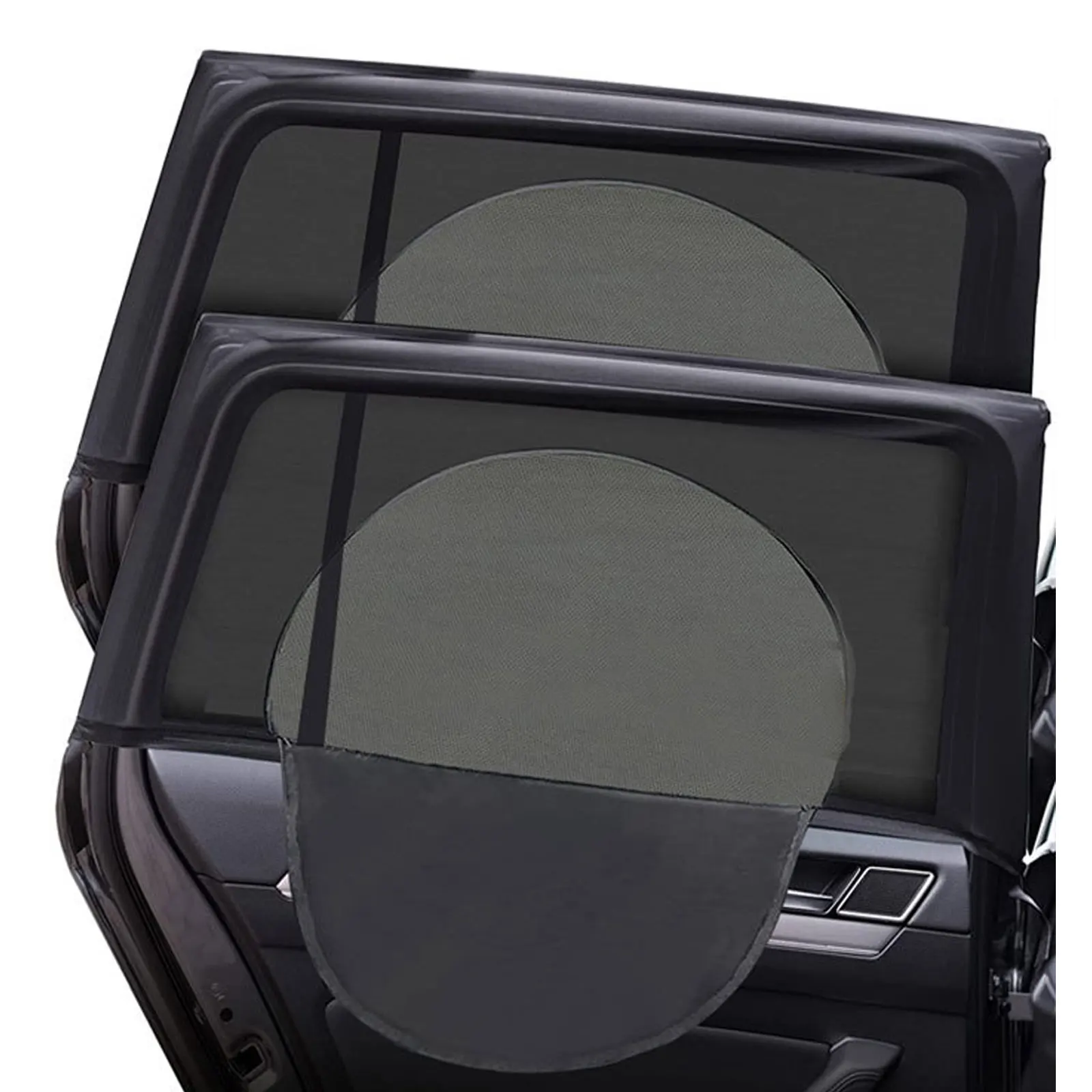

2pcs Universal Car Styling Accessories Sun Side Window Shade Curtain Rear Window Cover UV Protection Sunshade Visor Shield