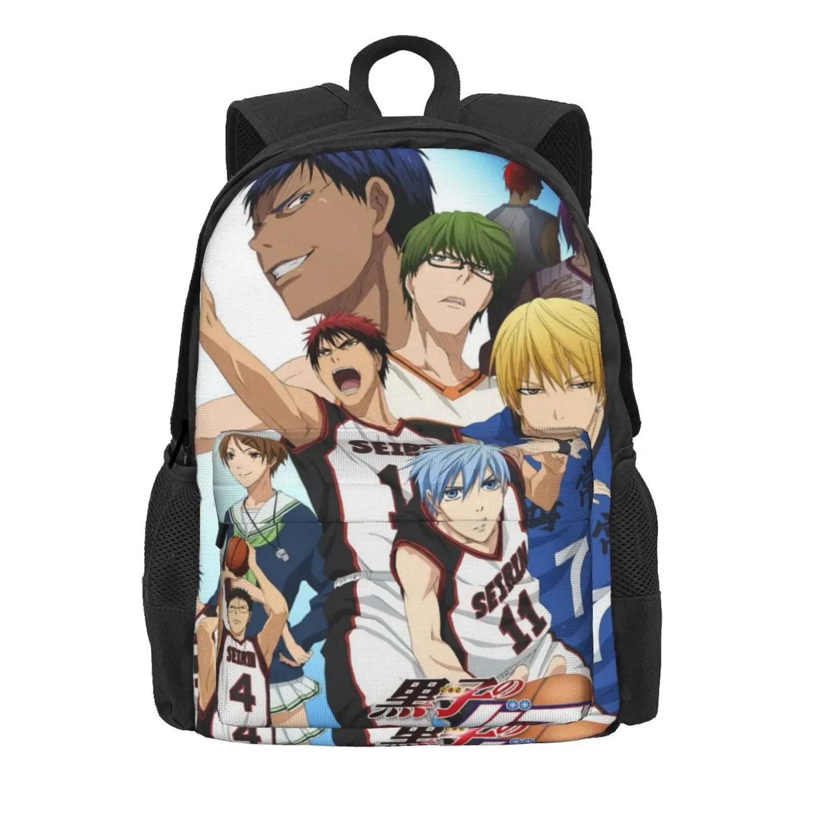 

Kuroko'S Basketball 3 school bags Female Bag Backpack Black Ita Bag Travel Bags Travel Bag Bagpack