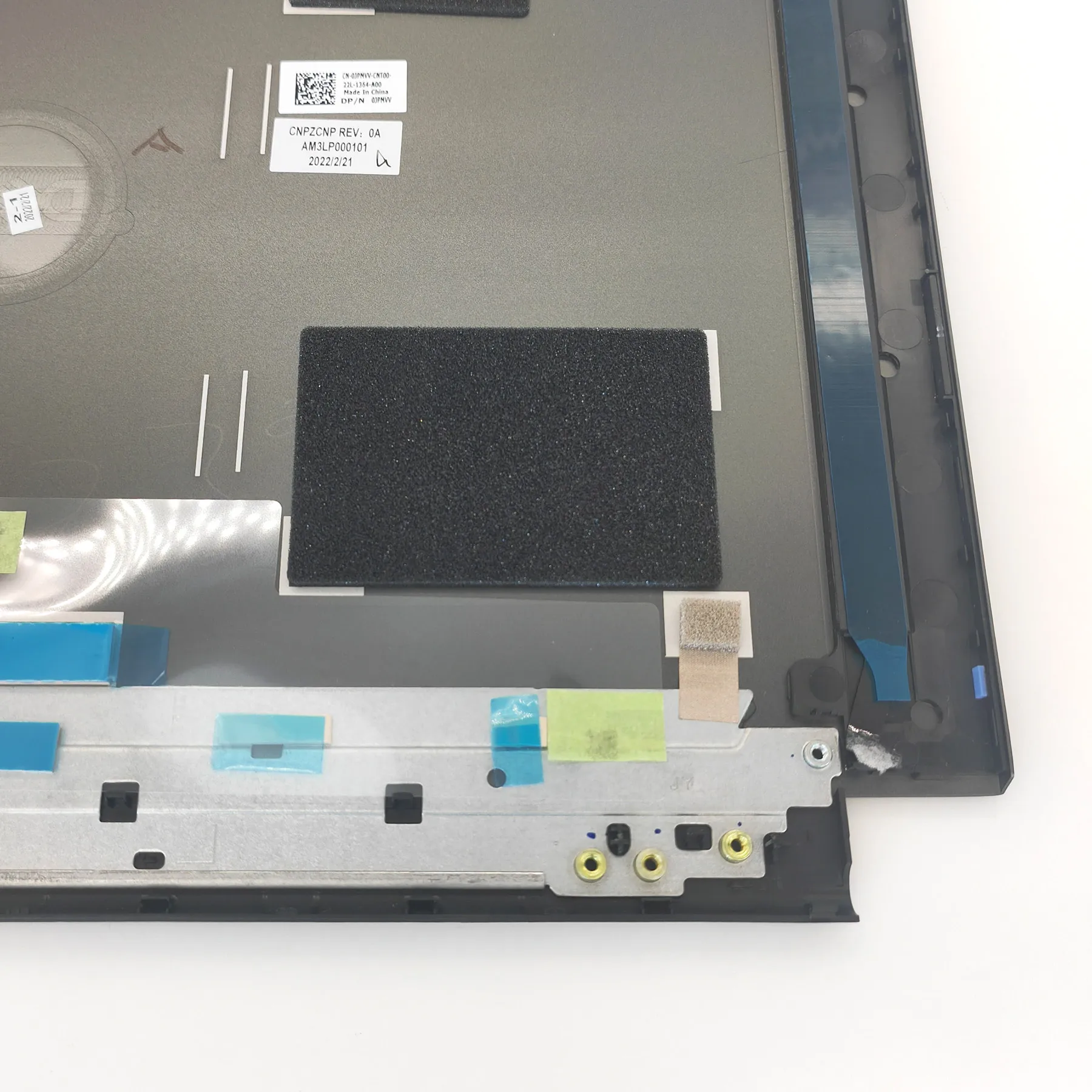 Сменная задняя крышка ЖК-дисплея для Dell G15 5520 5521 5510 5515 Series ноутбука 0JPMVV Черная