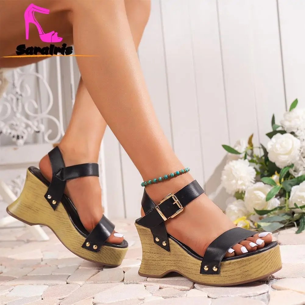 Summer Hot Fashion Roman Women's Sandals 2023 Wedge Heels Ankle Sandals Simply Casual Comfort Walking Laies Crossbelt Shoes