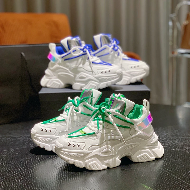 

2022 Women Sneakers Ladies Vulcanized increase Shoes Casual Platform Sneaker for Woman Running Shoes Chunky Thick Sole Casual