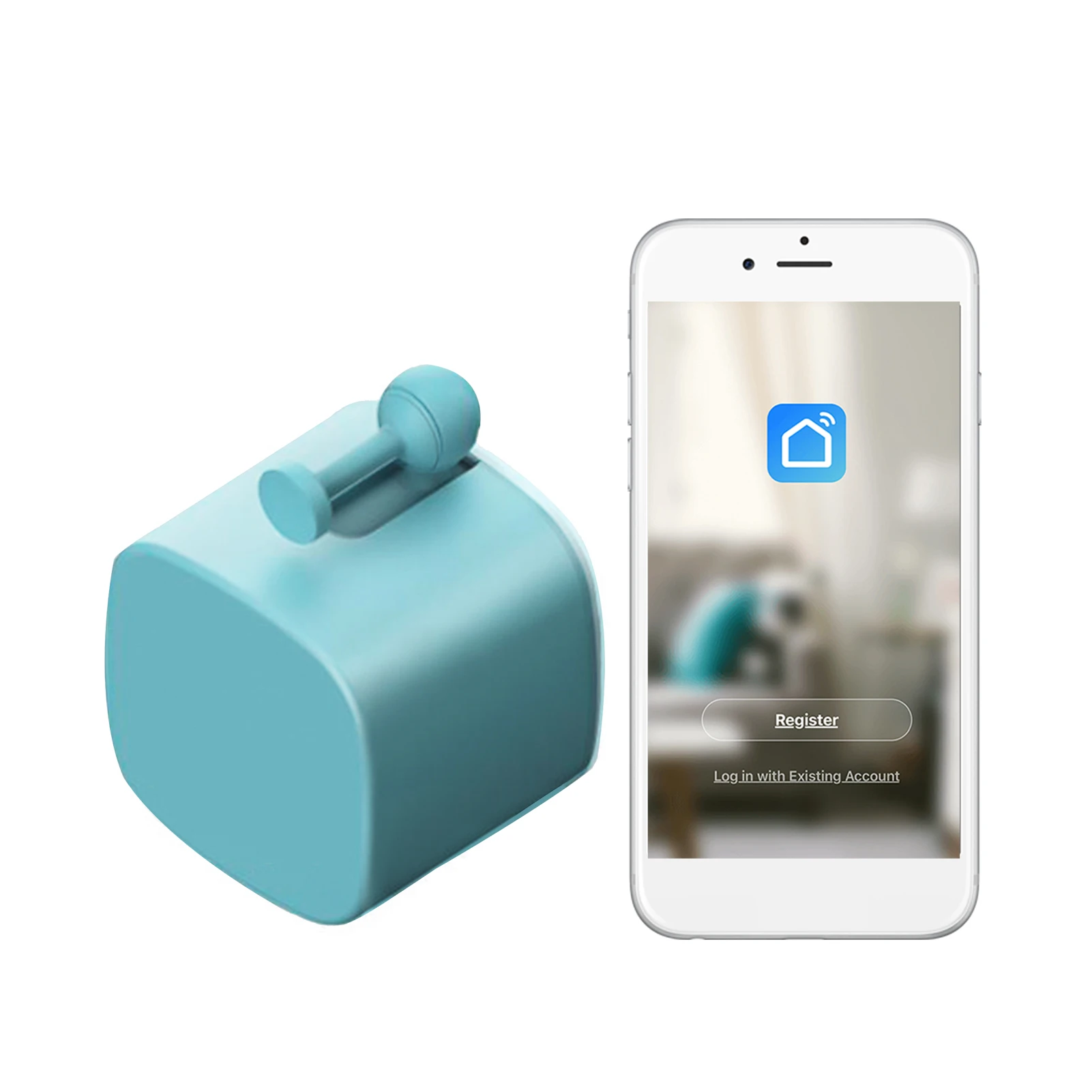 

Кнопка-толкатель Tuya с поддержкой Bluetooth и голосовым управлением