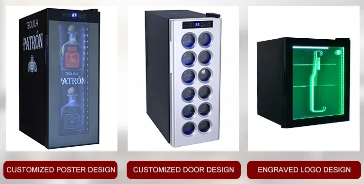 BCW-35 Новая модель 12-бутылочного винного холодильника на заказ небольшой винный