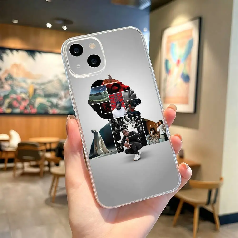 Фото Прозрачный противоударный чехол Raper Kdot K-Kendrick Lamar для iPhone 17, 16, 15, 14, 13, 12, 11 Plus, Pro Max №4