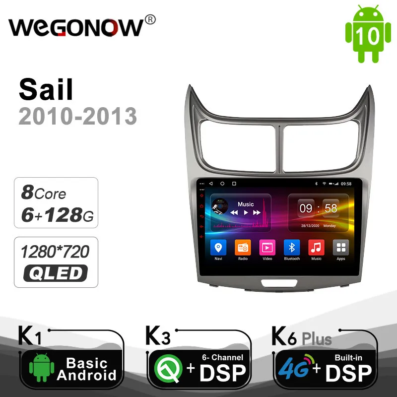 6G + 128G Ownice DSP Android 10 0 8-ядерный автомобильный DVD-видеоплеер для Chevrolet Sail 2010 - 2013 4G LTE SPDIF