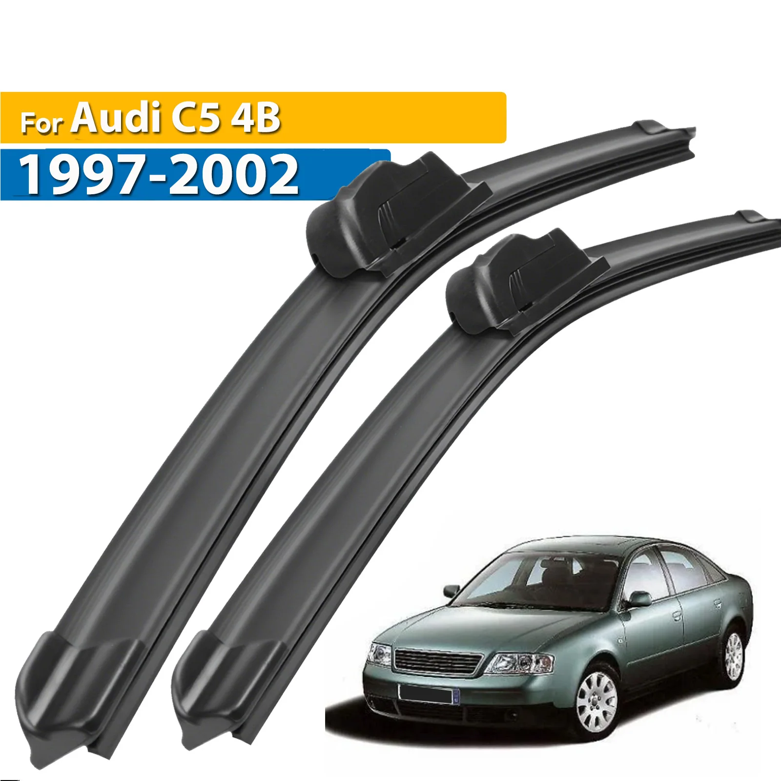 

Щетки стеклоочистителя для лобового стекла Audi A6, C5, 4B 1997-2004, 22 дюйма + 22 дюйма/22 дюйма + 21 дюйм