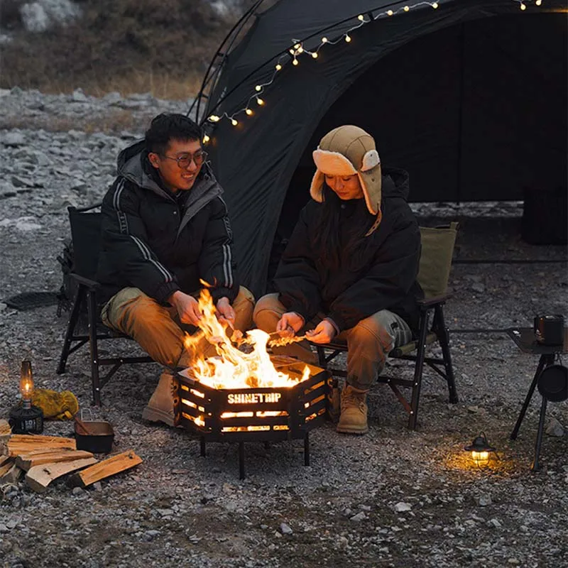 Уличный туристический огнеупорный стол ShineTrip съемная Складная