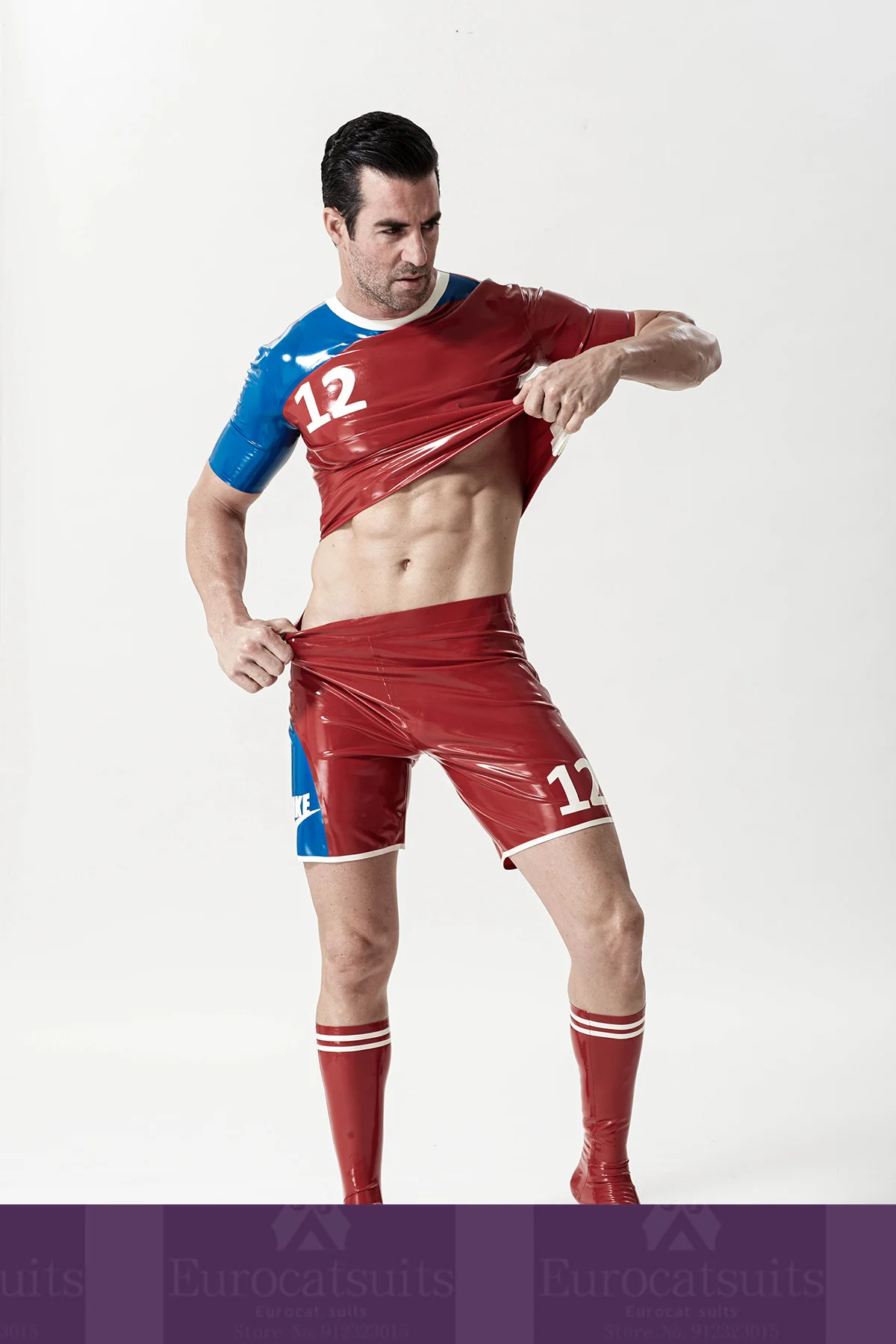 

Латексные фетиш мужские футболки с рукавом до локтя латексные костюмы 100% латексные сексуальные резиновые Боди мужские куртки