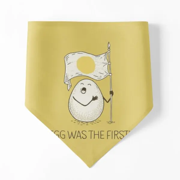 

Anthem Of Eggs Dog Bandanas Collar Supplies Cat Puppy Neckerchief Christmas Towel Accessories Kerchief Print Holiday Party