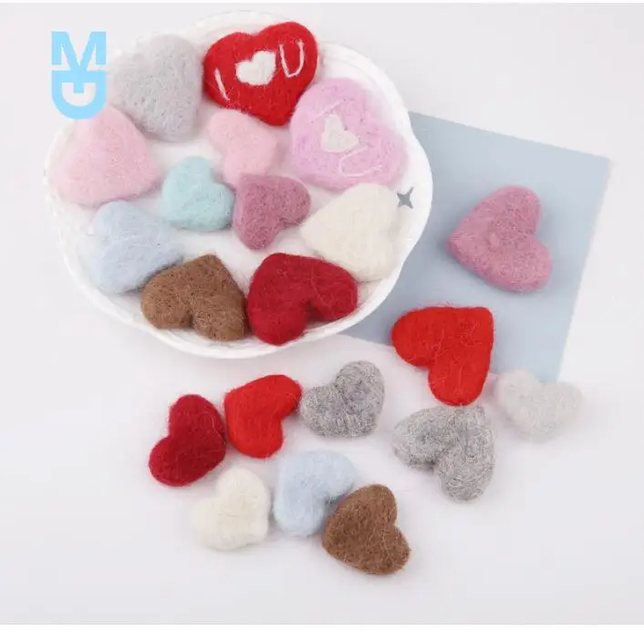 

New born Photography Props Baby Photography Accessories born Girl Boy Photo Shoot Props Felted Wool Felt Love Heart fotografia