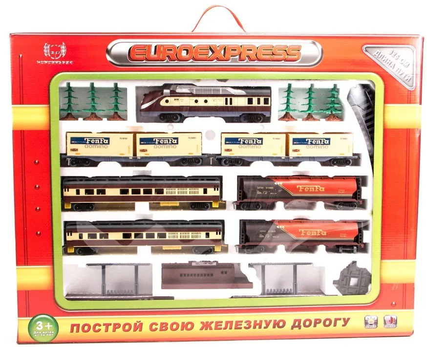 Детская железная дорога Fenfa EuroExpress 325 см 1601B|Радиоуправляемые поезда| |