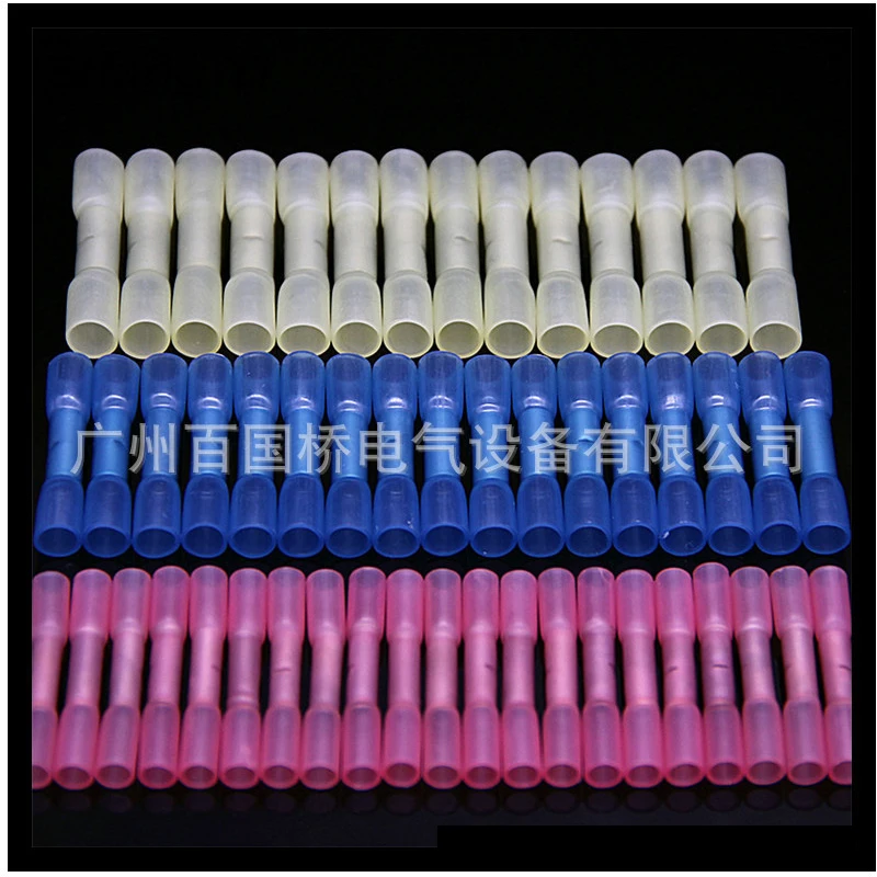 

50pcs bag waterproof heat shrinkable terminal insulation intermediate terminal heat shrinkable tube BHT terminal