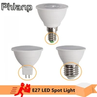 phlanp e27 e14 led spot light gu10 led bulb 5w e14 led lamp 220v spotlight mr16 7w lampada corn light bulb gu 10 ampoule 2835