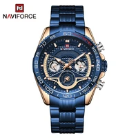 naviforce new men watch luxury brand fashion sport waterproof watches mens stainless steel wristwatch clock relogio masculino