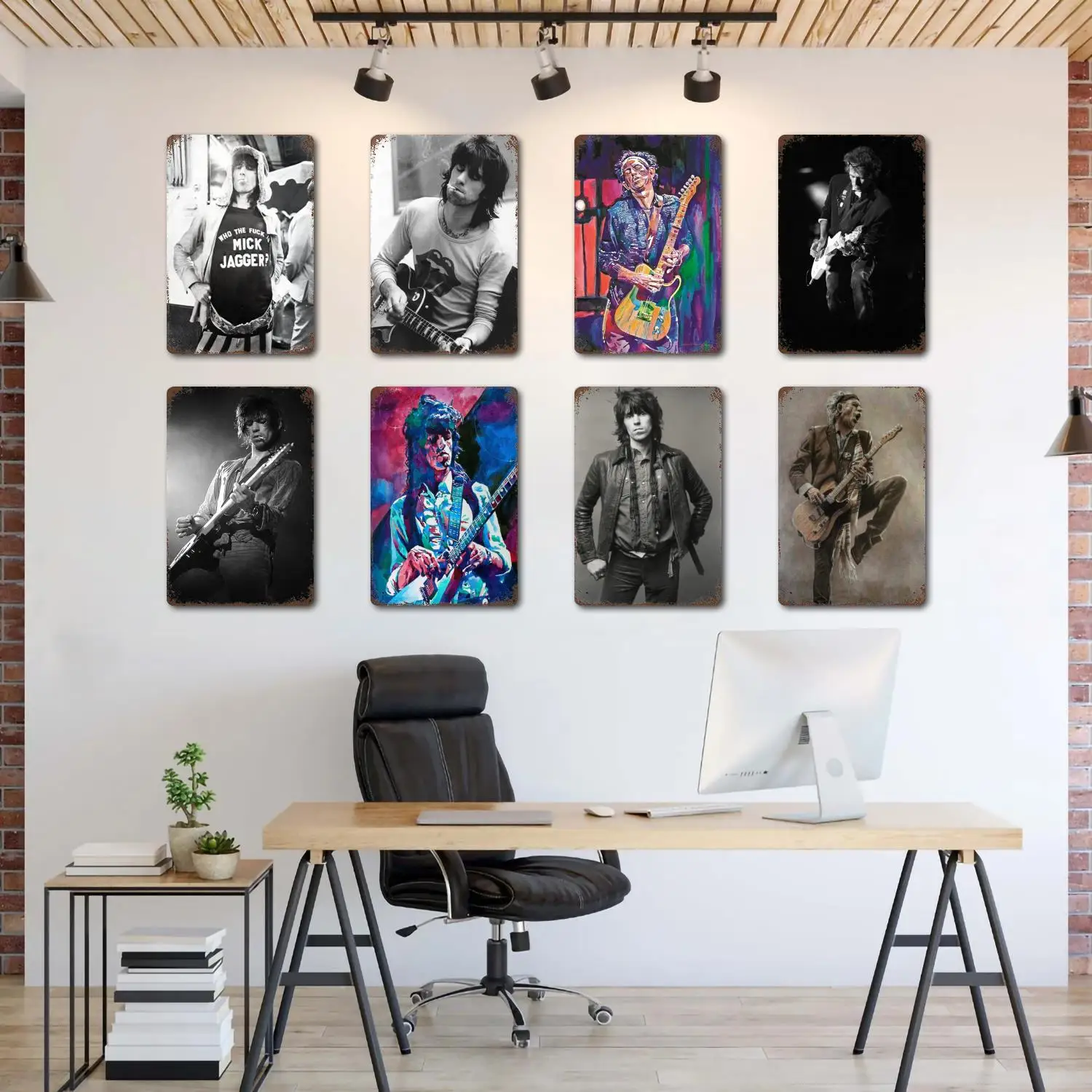 

Keith Richards Band Metal Signs wall decor Vintage Tin Signs Captain Metal Poster Decor for Bar Pub Club Wall Decoration