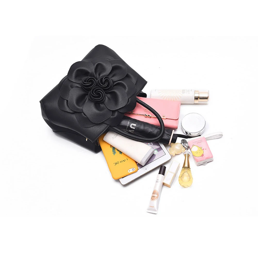 2022 New Ladies Luxury Handbag Designer Famous Bag Women Leather Hand Bags Purse Rose Design Totes Fashion Brand Shoulder Bags