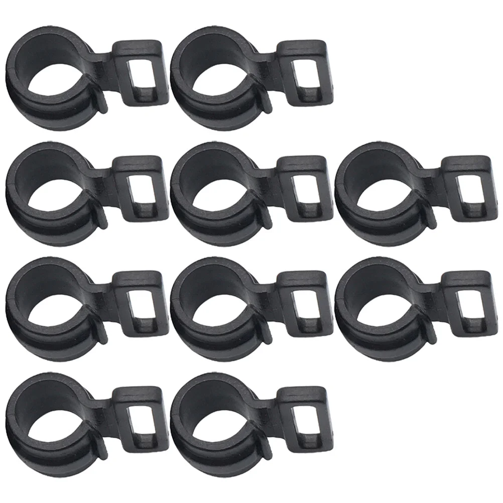 

10 Pcs Tent Hook Reusable Hooks Pole Hanger Plastic Hanging Connection Outdoor Camping Thicken Gear Accessories Grow