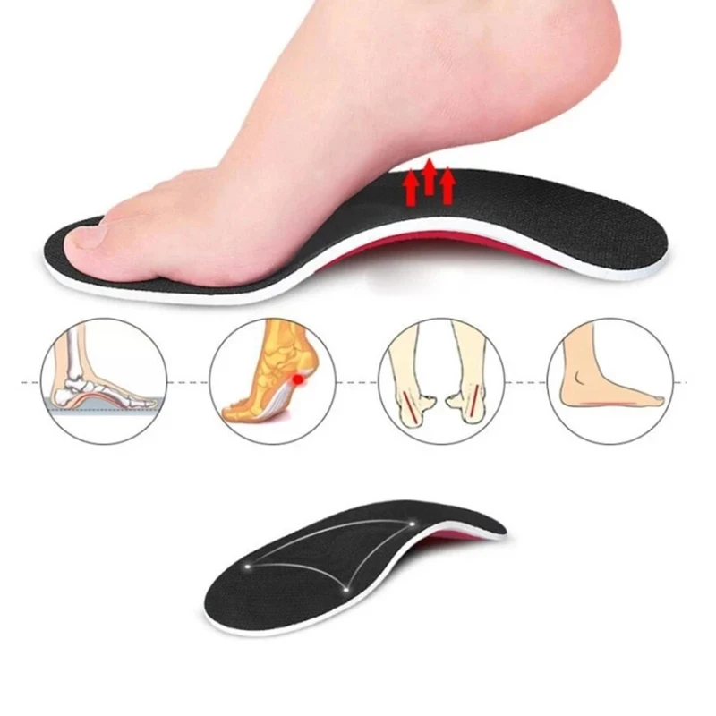 Спортивная амортизирующая стелька с высокой эластичностью и поддержкой свода