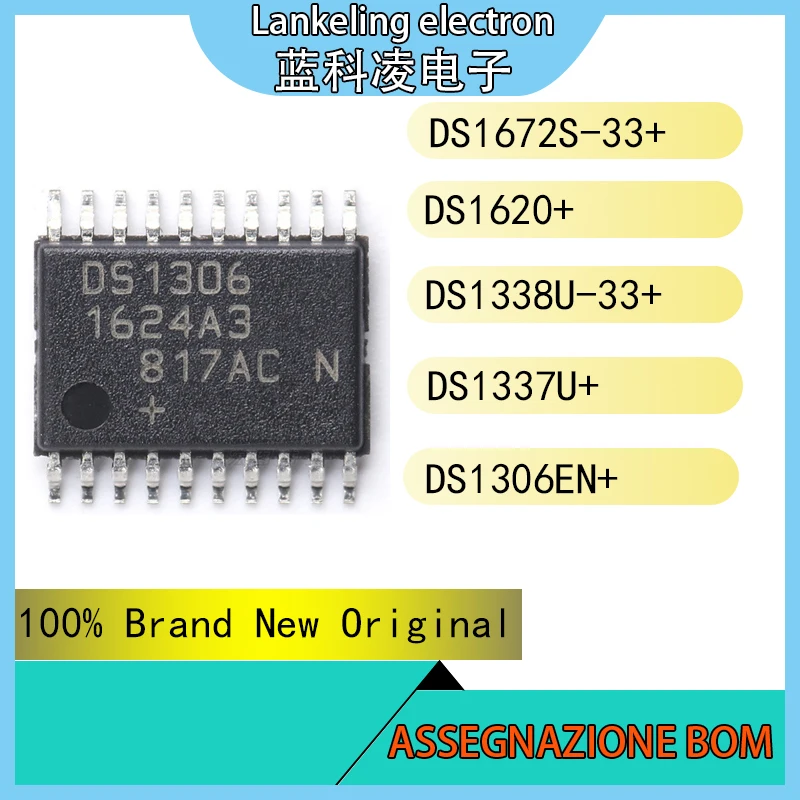 DS1672S-33 + DS1620 + DS1338U-33 + DS1337U + DS1306EN + 100% новая Оригинальная интегральная схема DS1672S-33 + DS1620 + DS1338U-33 + DS1337U + DS1306EN + 100% новая Оригинальная интегральная схема