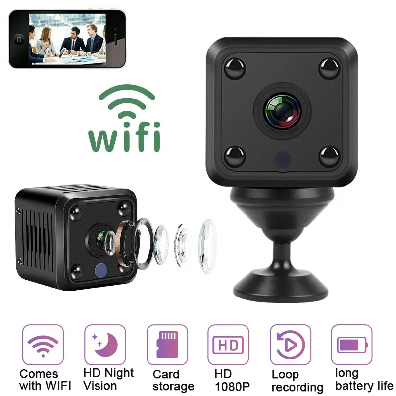 

Мини-камера с Wi-Fi и функцией ночного видения