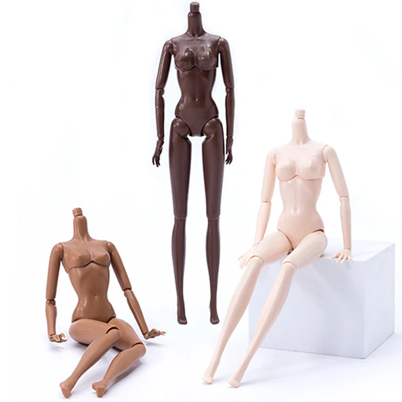 

1/6 Bjd Аксессуары куклы супер модель тела белый/коричневый/Темный кожа мульти-совместное подвижное тело девушки игрушки подарки
