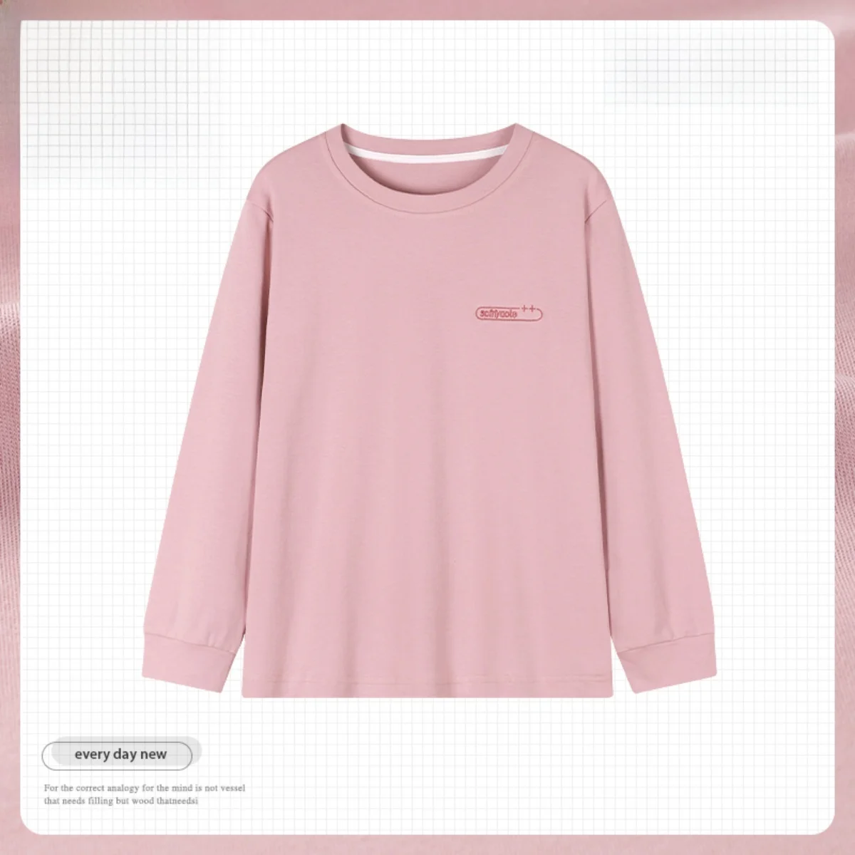 Цельный женский пуловер с длинными рукавами хлопковая пижама топ на весну и