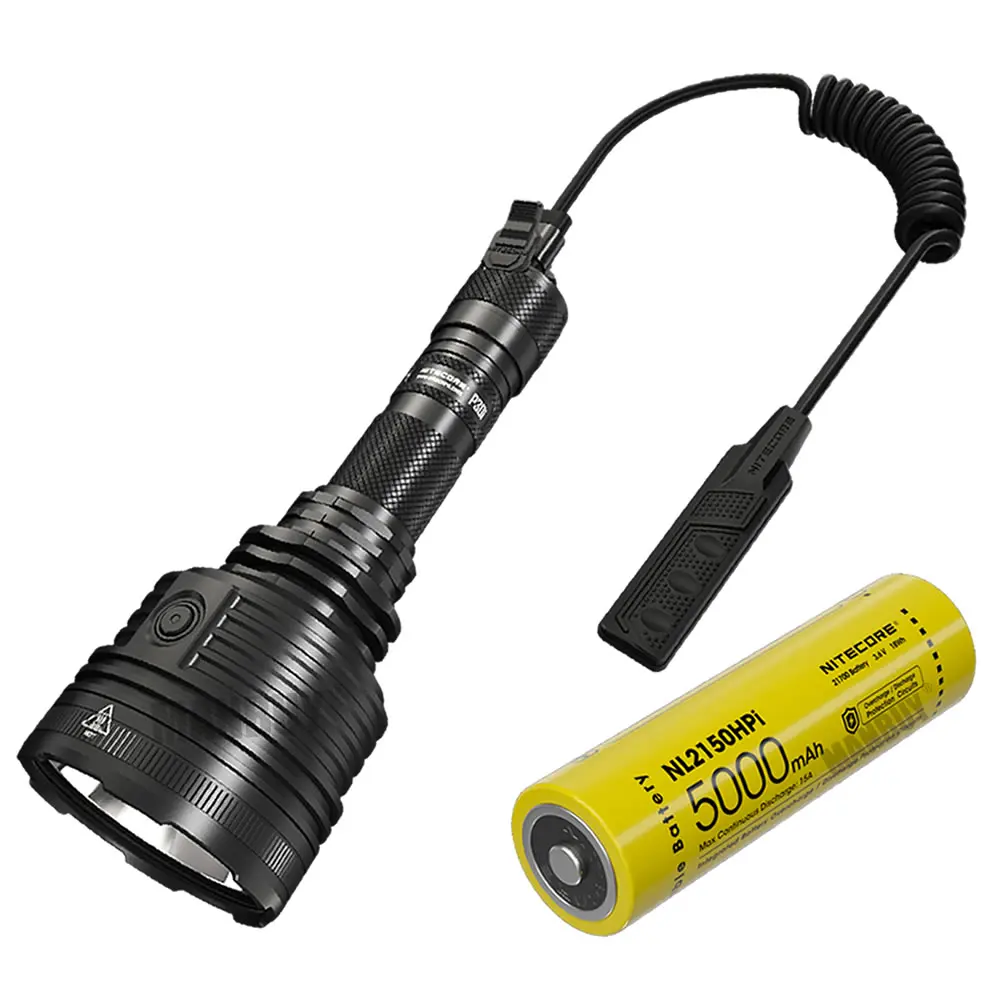 Фото 2026 Nitecore P30i 2000 люмен фонарик из алюминиевого сплава водонепроницаемый поисковый фонарь 5000 мАч 21700 перезаряжаемая батарея Rsw2i Remote №2