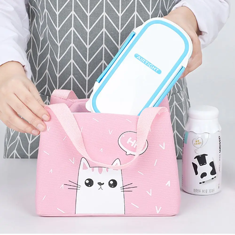 

Cooler Lunch Box Bag Insulation Package Food Warm Thermal Bag Waterproof Lunch Bag Tote Canvas Lunch Bag Food Hand Bags