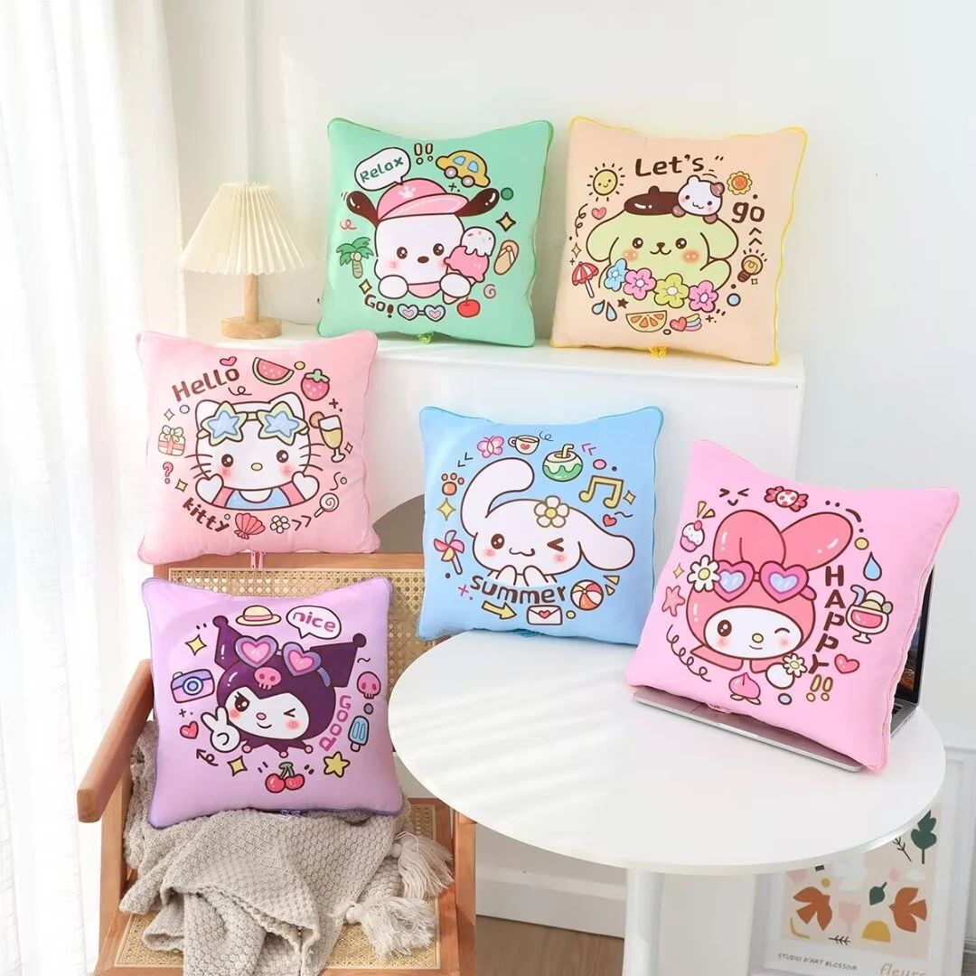 Мультяшная плюшевая подушка Хелло Китти из аниме полакко летнее одеяло