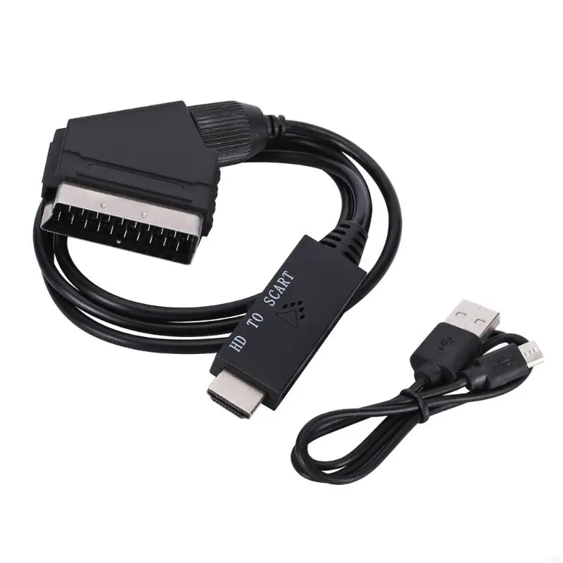 HDMI-совместимый с Scart Converter N7MC Noecd Driver Diver High Defintion Overting Scard