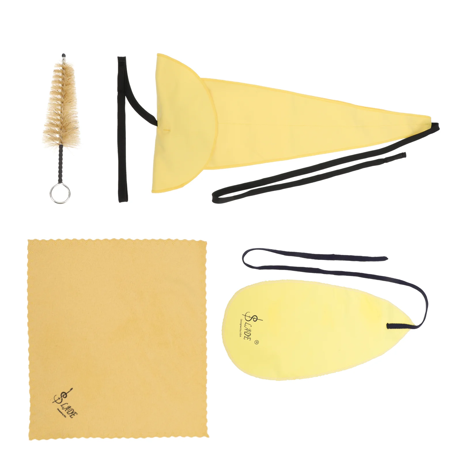 

1Set Wipe Sax Cleaning Tool Sax Cleaning Cloth Maintenance Tool Sax Cleaning Brush Cloth for Sax Flute Home