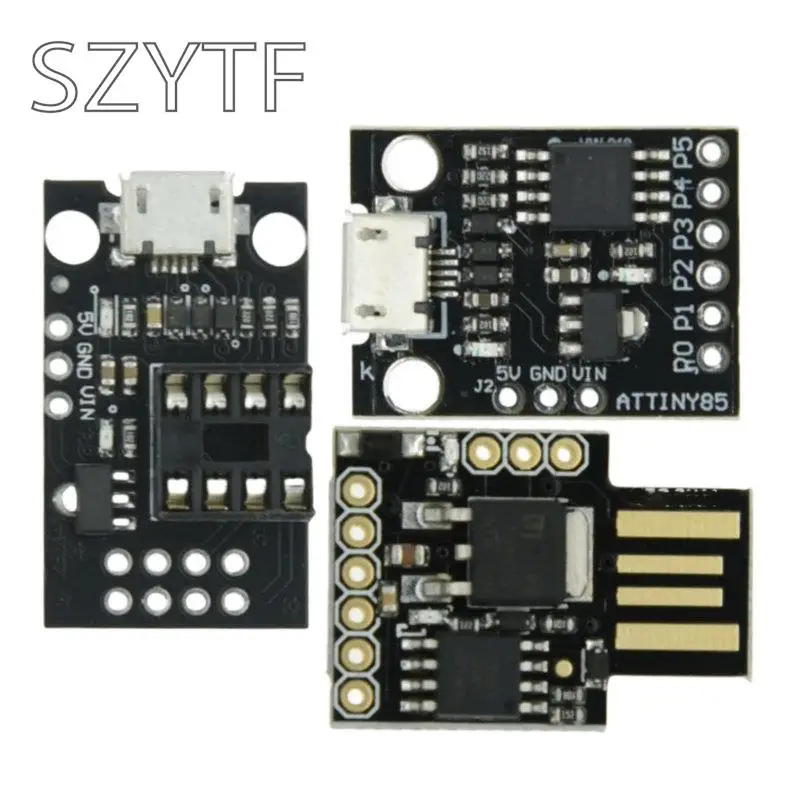 ATtiny85 Digispark Kickstarter Micro USB Development Board Module For Arduino IIC I2C TWI SPI Low Power Microcontroller images - 6