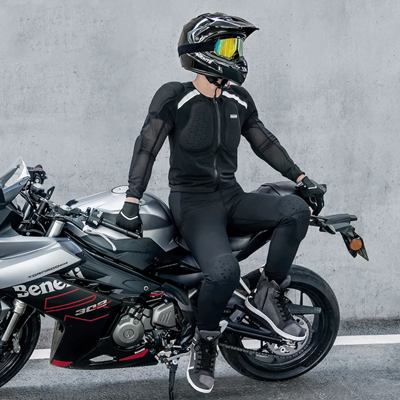 

WOSAWE мужской костюм для мотокросса, гоночная мотоциклетная куртка, куртка для езды по бездорожью, защитное снаряжение, Chaqueta Moto Body Armor