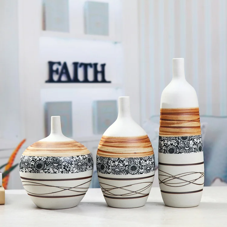 

Jingdezhen ceramic vase home decoration decoration table top crafts indoor art model room decoration