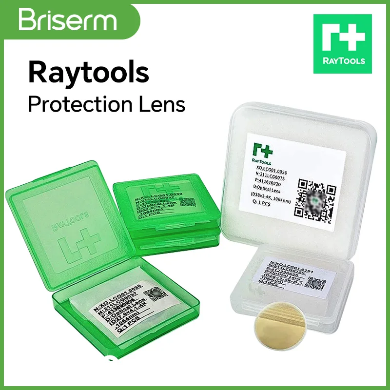 Волоконная лазерная линза Raytools 27,9x4,1 37x7 30x5 Защитная линза Raytools для лазерной головки BM111 BM110 Объектив станка для лазерной резки